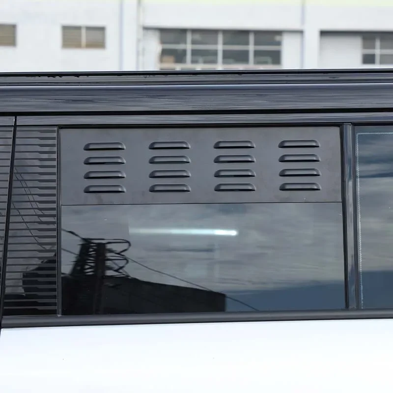 

For Chery Jaecoo 6 J6 ICAR 03 2024-2025 Aluminum Alloy Black Car Rear Window Ventilation Blinds Panel Car Accessories