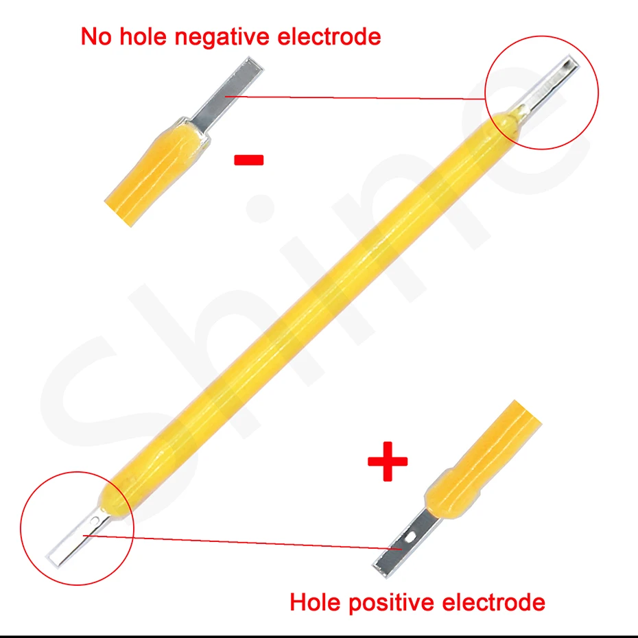 10 stücke COB LED Filament Edison-birne Lampe Teile 18,8mm 29mm 38mm 54mm 68mm DC 3V 12V 57V 80V Glühlampen Dioden Zubehör – Detail 2