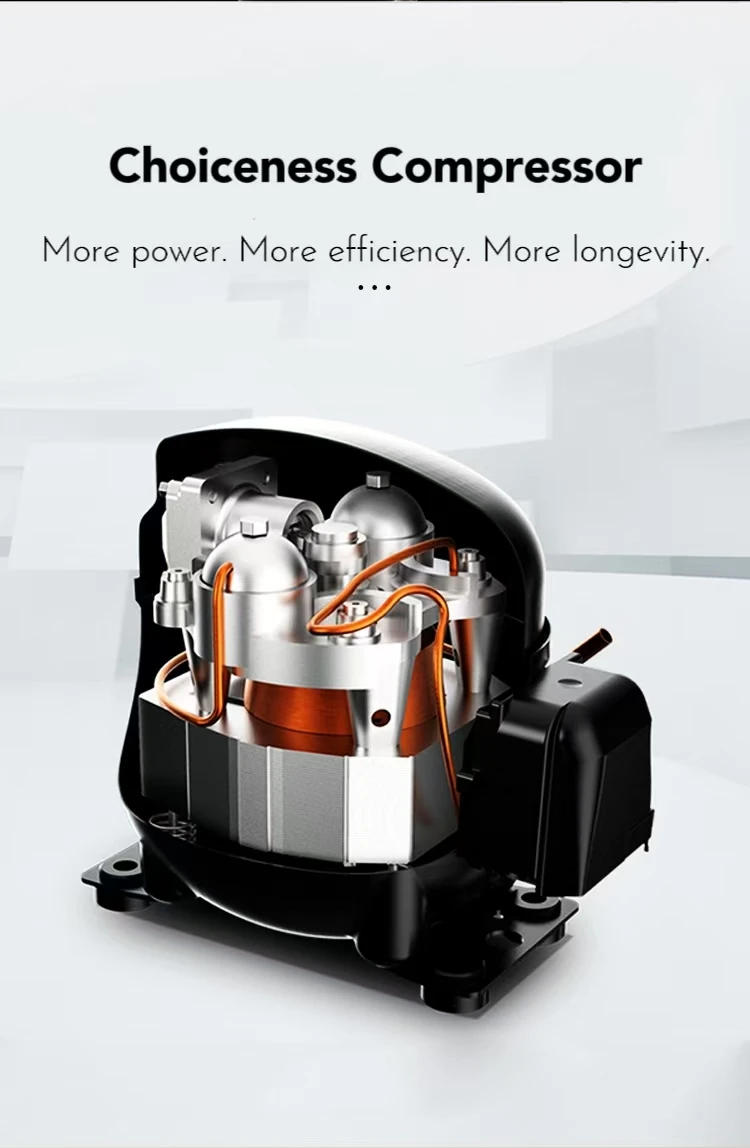 Mini Freezer Refrigerator 90L Ice-showcase Freezer Refrigerators Fridge for Home Hotel