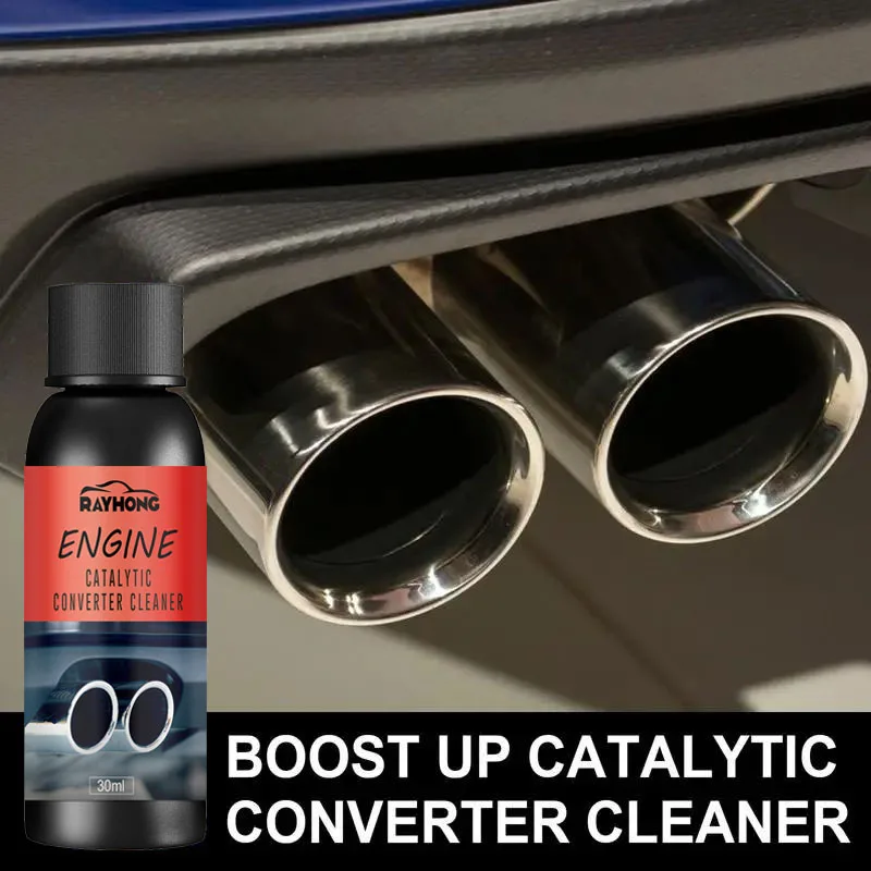 Car Catalytic Converter Cleaner Universal Gasoline Car Catalyst Engine Booster Cleaner Automotive Three-way Catalytic Converter