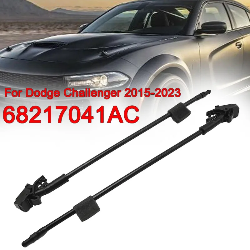 

2pcs Front Windshield Washer Nozzle Sprayer 68217041AC For Dodge Challenger 2015 2016 2017 2018 2019 2020 2021 2022 2023