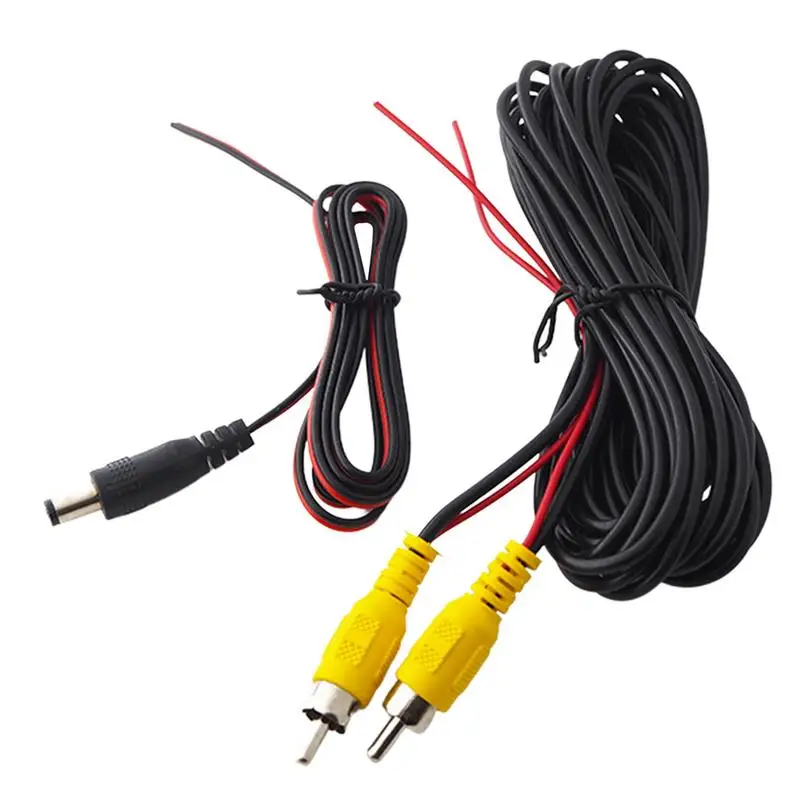 

6/10 Meters DC Power Video Extension Cable With Power Cable For Car Truck Bus Parking Reverse Camera