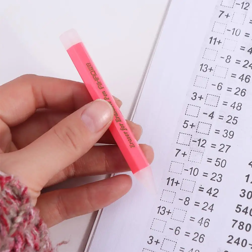 Friction Pen Eraser Wipe Clean Learning Gel Ink Rubber Effectively Ink Pen Neutral Erasable Pen School Supplies