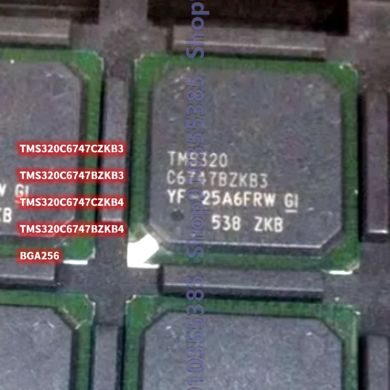 1pcs New TMS320C6747CZKB3 TMS320C6747BZKB3 TMS320C6747CZKB4 TMS320C6747BZKB4 BGA256 Embedded digital signal processor chip