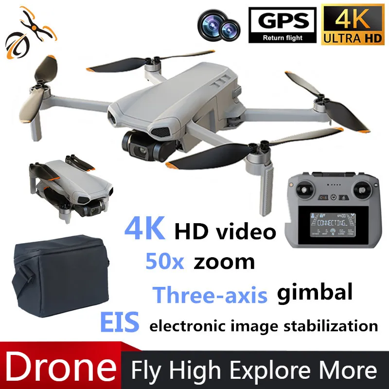 

XIL 017 Professional Drone 4K Camera Drone with 3-Axis Gimbal Foldable Quadcopter HD Transmission Flight GPS Smart Follow Gift