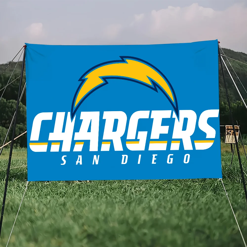 American Football Los A-Angeles C-Chargers flag For Picnic Art Home Decoration Party Outdoor Camping Banner