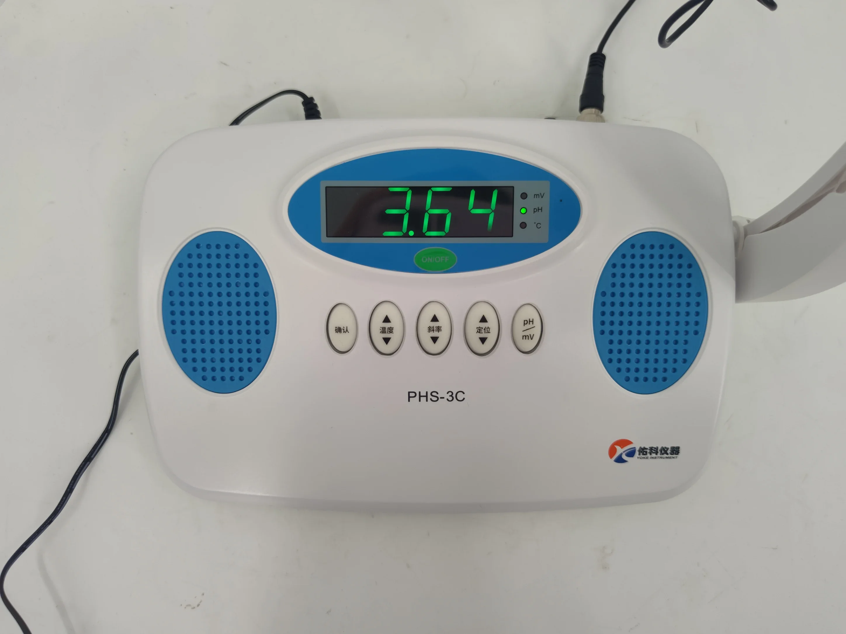 

High precision PHS-3C digital bench type ph meter 0.00 to 14.000pH LCD display Accuracy 0.01 pH