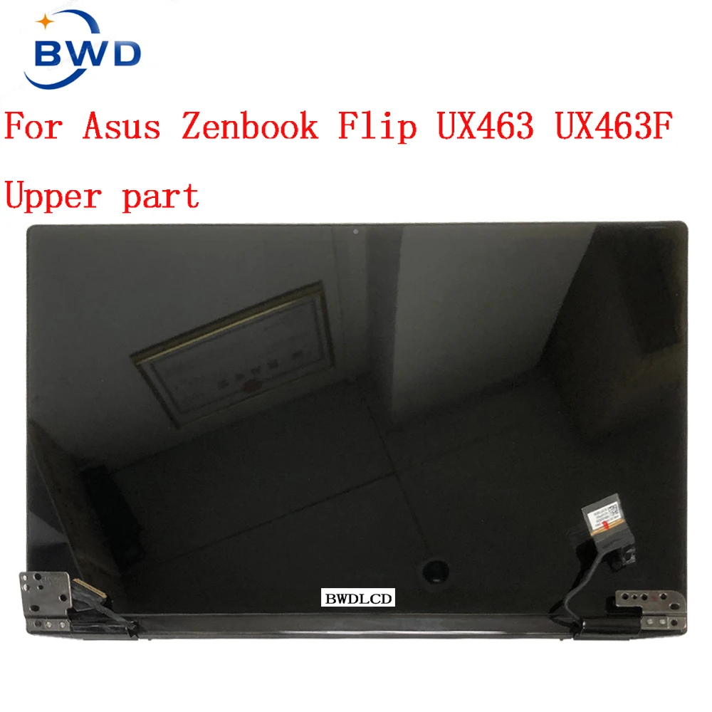 14-Inch Originele Display Voor Asus Zenbook Flip 14 UX463 UX463F UX463FA UX463FL Lcd-scherm Bovenste Deel Met Cover