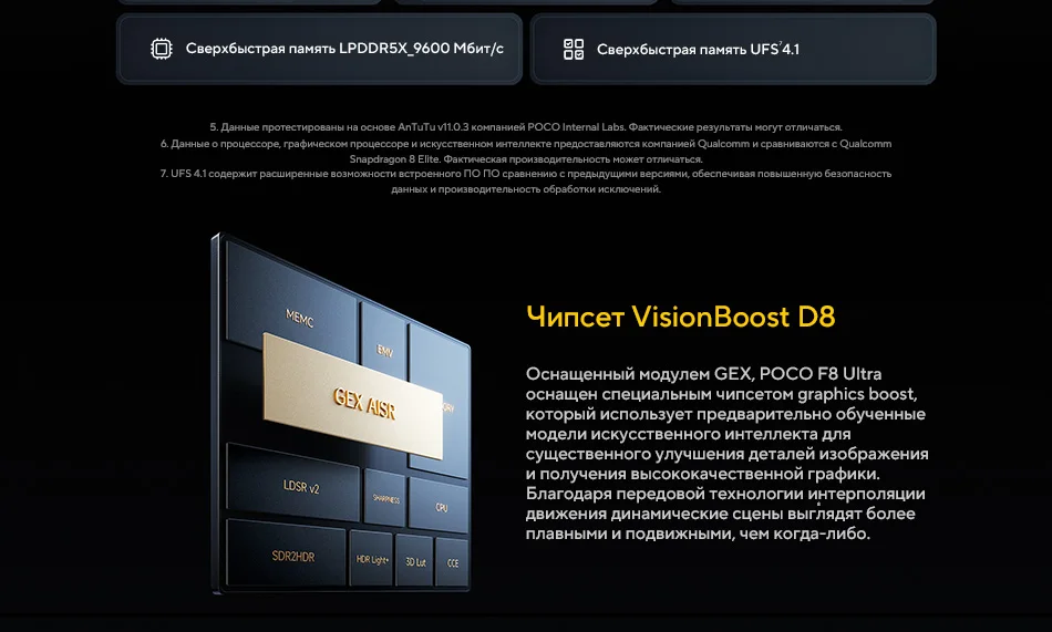 POCO F8 Ultra World Premiere Global Version Smartphone Snapdragon 8 Elite Gen 5 50MP 6.9" 120Hz display 6500mAh battery