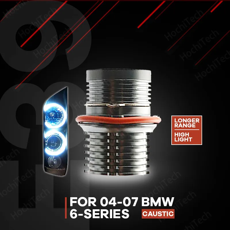 

For BMW 6 series E63 E64 645Ci 2004 2005 2006 2007 White 2000LM High Power 16 LED IP65 6000K LED angel eyes light 6000K