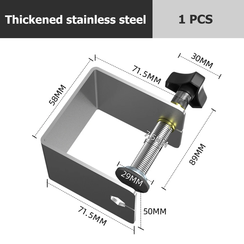 Cold Pressed Steel Panel Drawer Front Installation Clamps  Smooth Appearance  Suitable for Various Stock Thicknesses