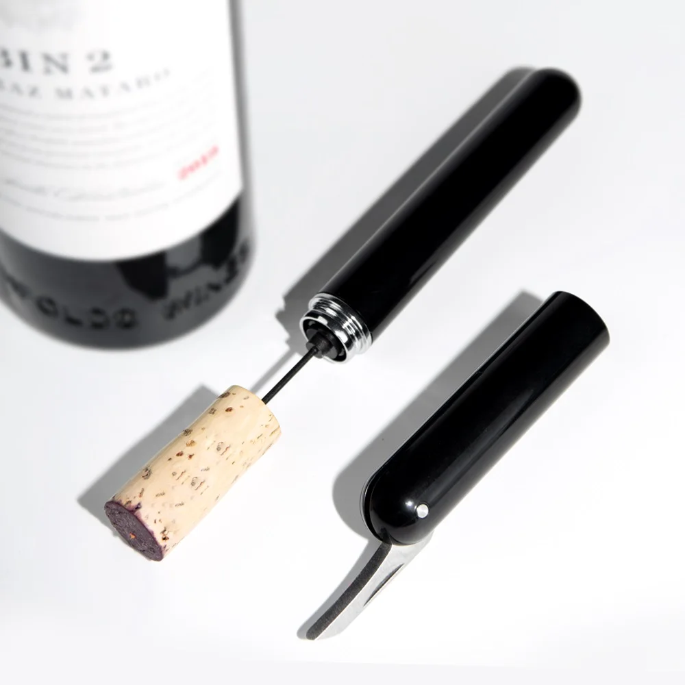 ขวดไวน์ที่เปิดปลอดภัยเทคโนโลยีแบบพกพา Air ปั๊ม Pin Cork Remover ความดันอากาศ Corkscrew บาร์ครัว Accessorie