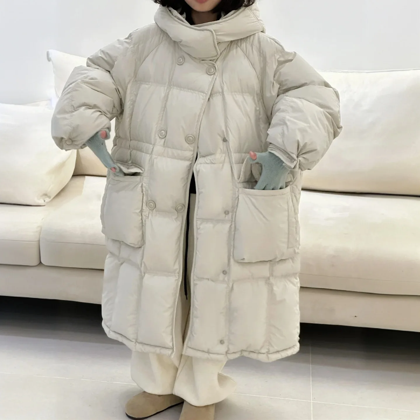 

Korean Children's Clothing, Baby Down Cotton Jacket Thick Western-style New Style, Baby Medium Long Style, Cotton Jacket