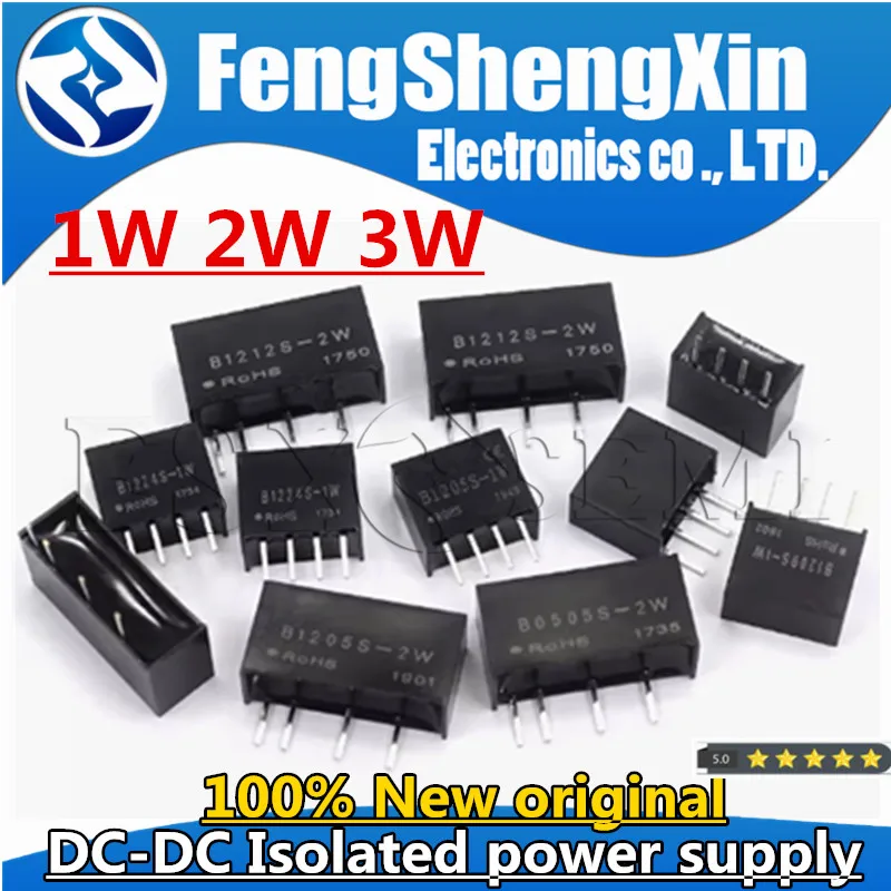 1PCS B0505S B1203S B0305 B0524S B0905S 1W 2W regulated power supply module Isolating Switching Power B0505S-1W B0505S-2W