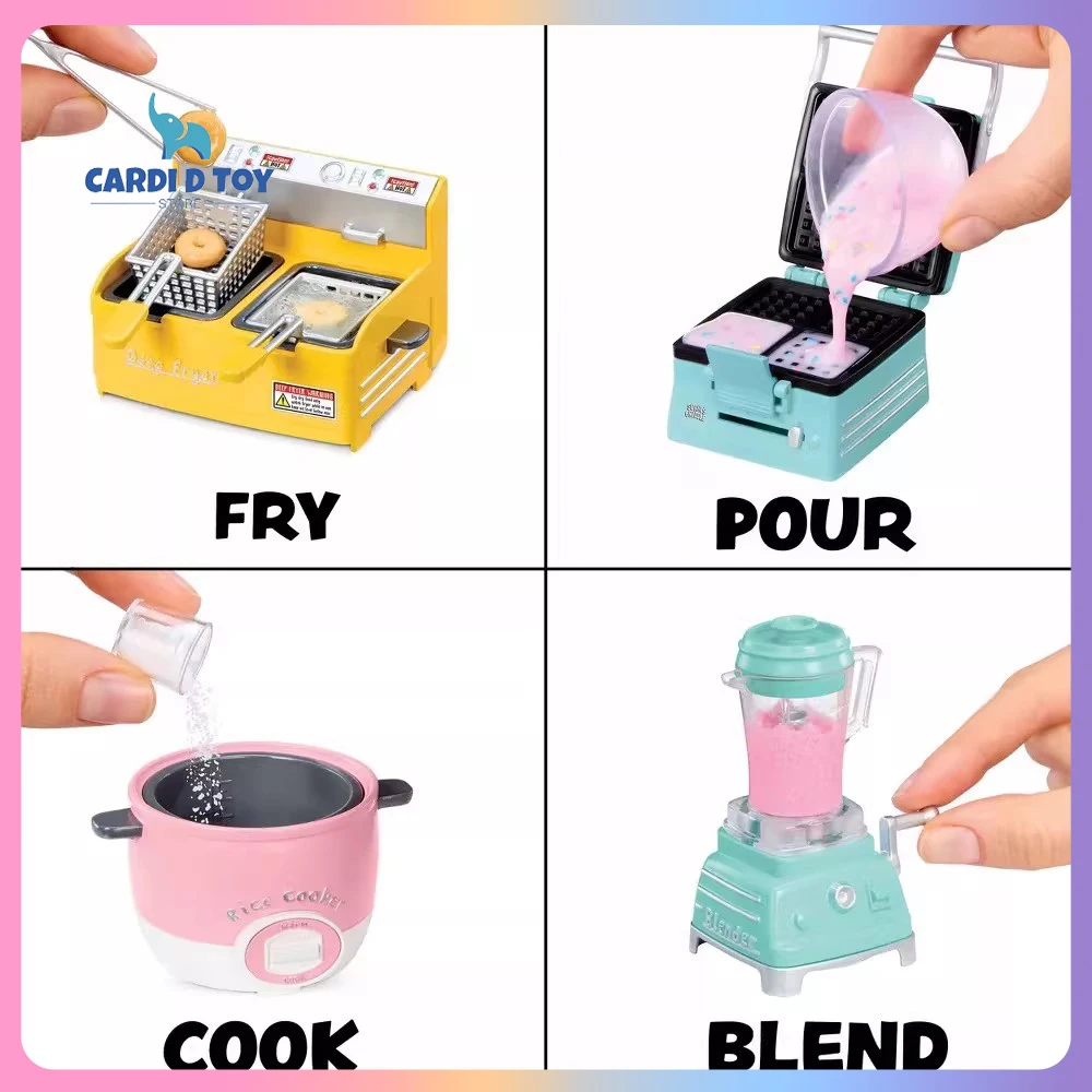 Nueva Caja Misteriosa Original Miniverse Serie 3 de Electrodomésticos Miniatura, Caja Sorpresa de Comida Miniatura, Máquina para Hacer Papas Fritas Miniverse, Juguete de Regalo