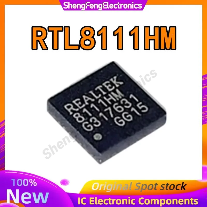 

2PCS 100% New 8111HM RTL8111HM RTL8111HM-CG QFN-32 Chipset