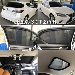 For Lexus CT 2011-2020 2021 2022 CT200H Magnetic Car Sunshade Shield Front Windshield Frame Curtain Rear Side Window Sun Shade