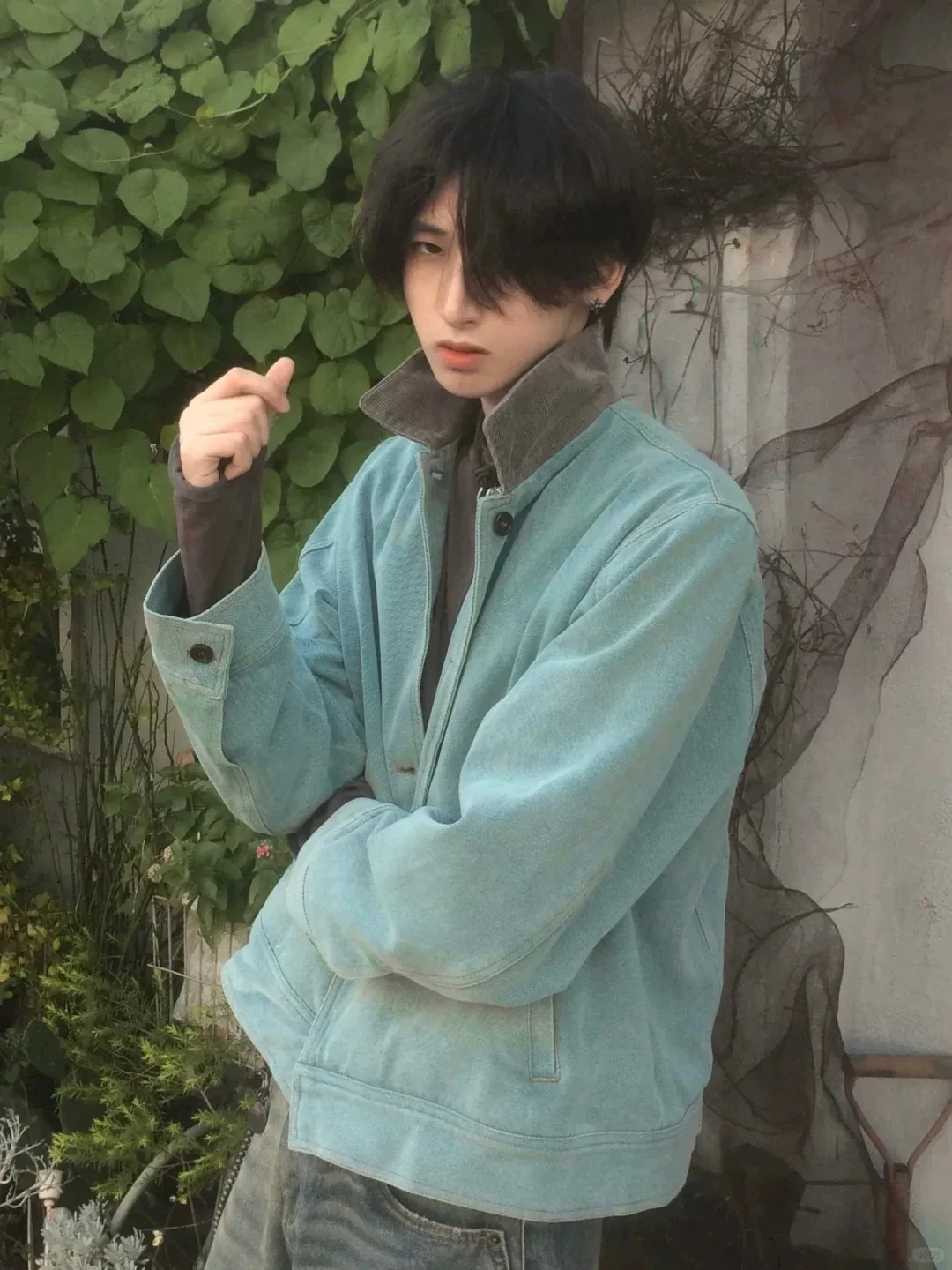 Washed Vintage Workwear Jacket Men's American Style Spring Autumn Cleanfit Loose Fit Long Sleeve Button up Casual Jacket
