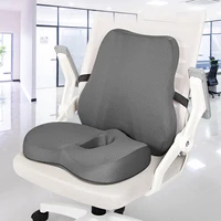 Memory Foam Seat and Back Support Pillow Set: Ergonomic Comfort for Office Chair and Car Use 15