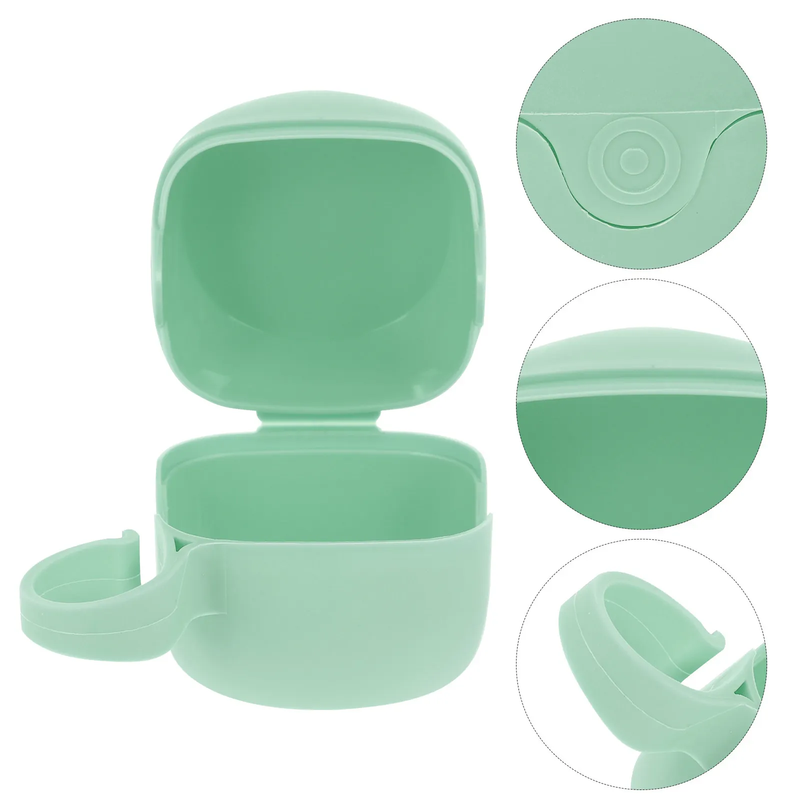 

Набор из 5 компактных и безопасных контейнеров для детских пустышек: идеально для путешествий и использования на улице, вмещает ключи, монеты, предметы первой необходимости для сумки для подгузников