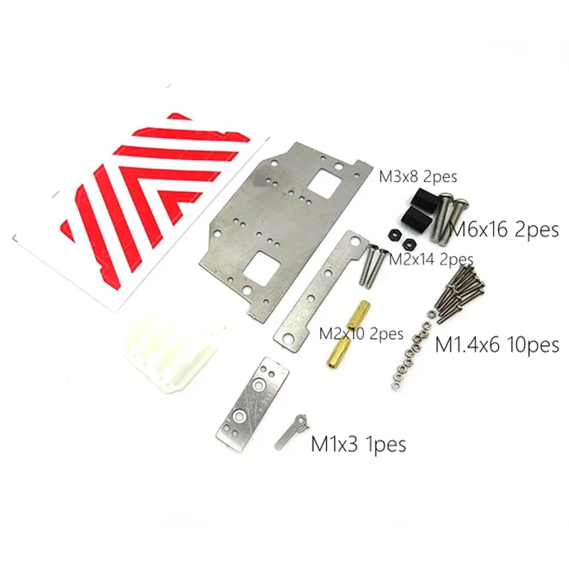 Metal Front Tow Hook Decorate Upgrade Retrofit for 1/14 Tamiya RC Truck Trailer Tipper MAN TGS TGX Car Diy Parts