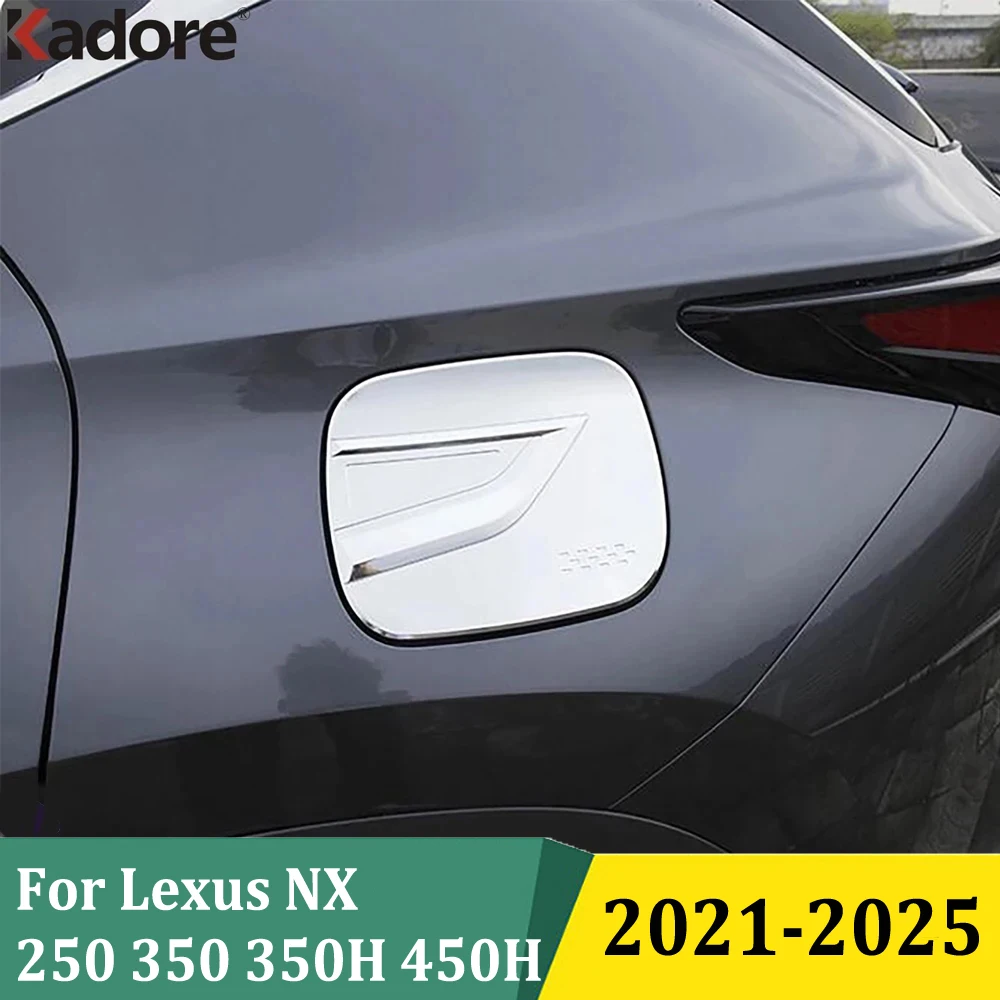 

For Lexus NX 250 350 350H 450H 2021 2022 2023 2024 2025 Carbon Fiber Gas Fuel Tank Cover Trim Styling Car Exterior Accessories