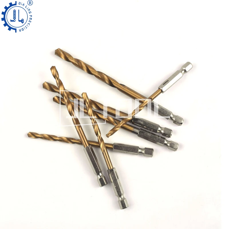 13pc/set Hexagonal Shank Twist Drill Bit 1/1.5/2/2.5/3mm Titanium Carbide Cobalt High Speed Steel 4241 Drill Bits