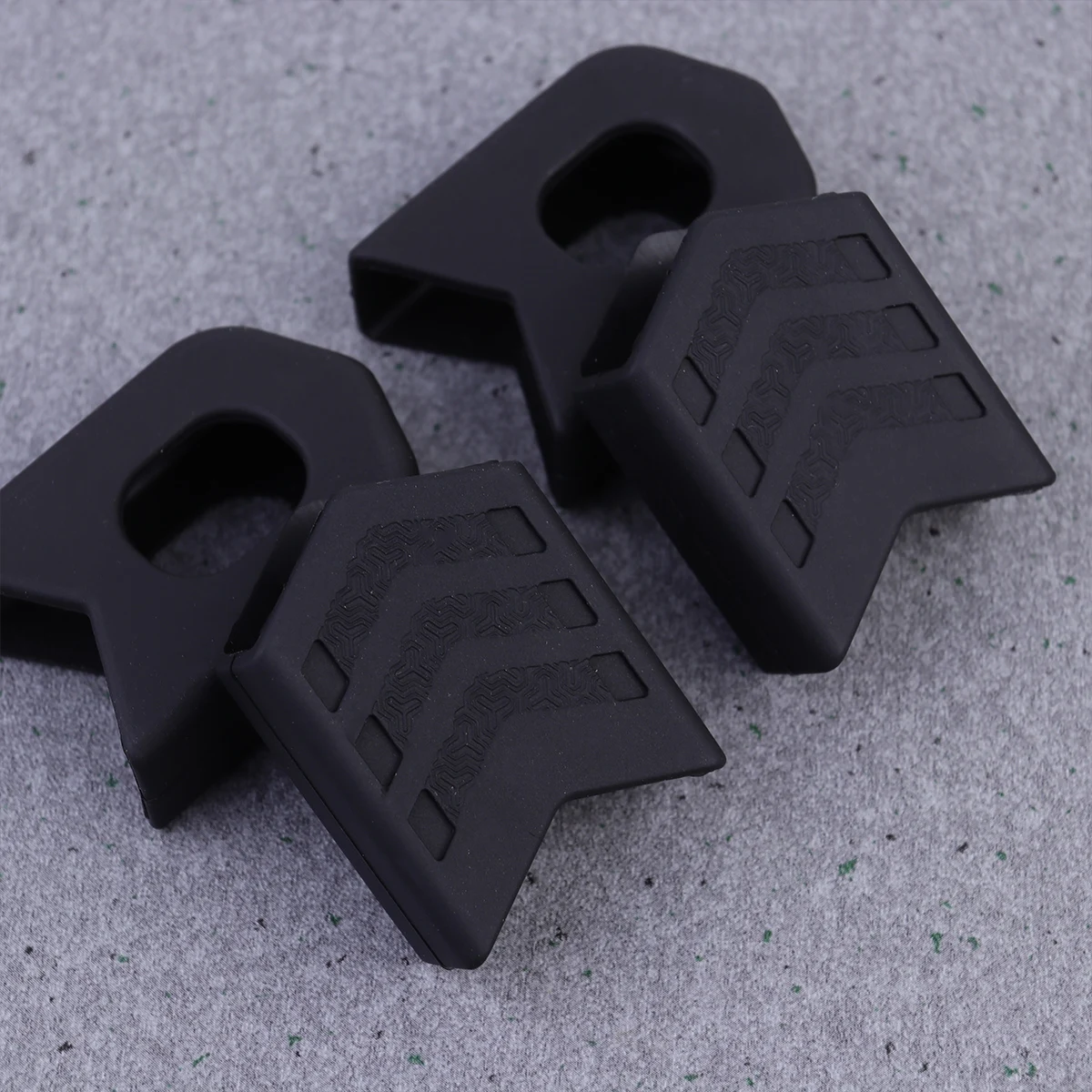 

4Pcs Crank Arm Covers Silicone Anti-Scratch Heat Resistant Lightweight for Road Folding Bike Crankset Protectors