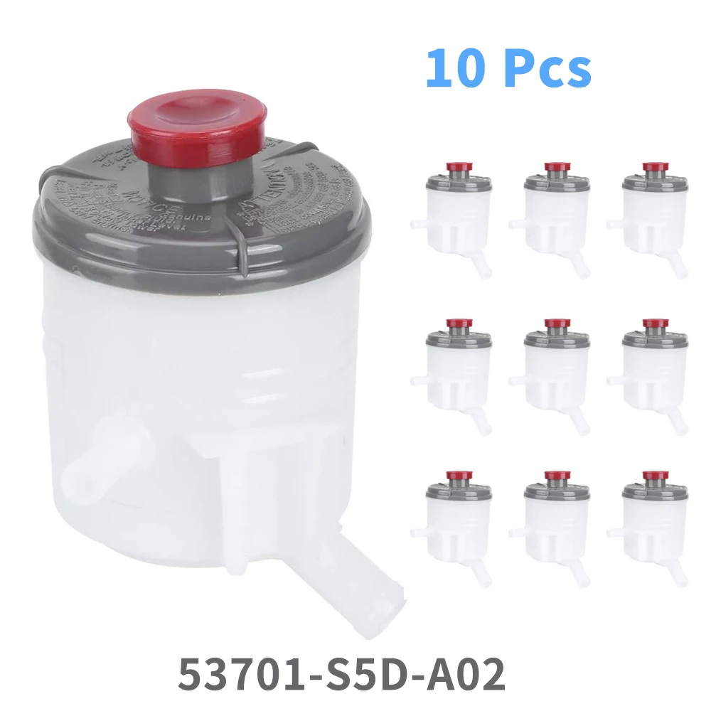 

10 Pcs Power Steering Pump Booster Fluid Reservoirs Oiler Oil Tank Cup for Honda Civic 2001-2005 53701S5DA02