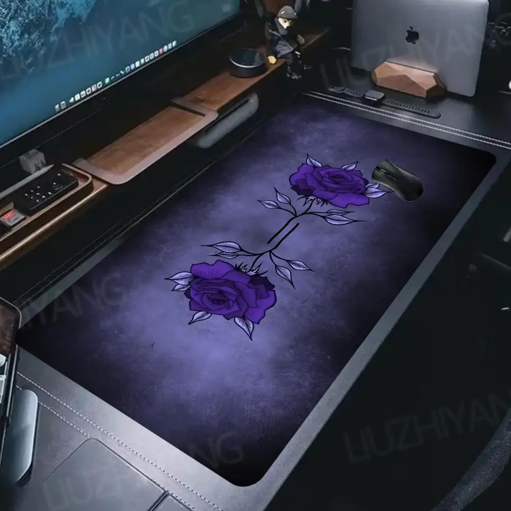 

Two roses Mouse Pad 900x400 Large Computer Office Game Table Mats XXL Rubber Anti-slip Gaming Keyboard Mousepads Long Desk Pads