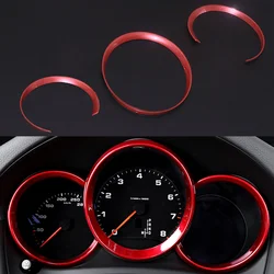 Car Interior Accessories Car Dashboard Meter Ring Covers Trim For Porsche Cayenne 2011-2016 Panamera 911 718 Macan Cayman