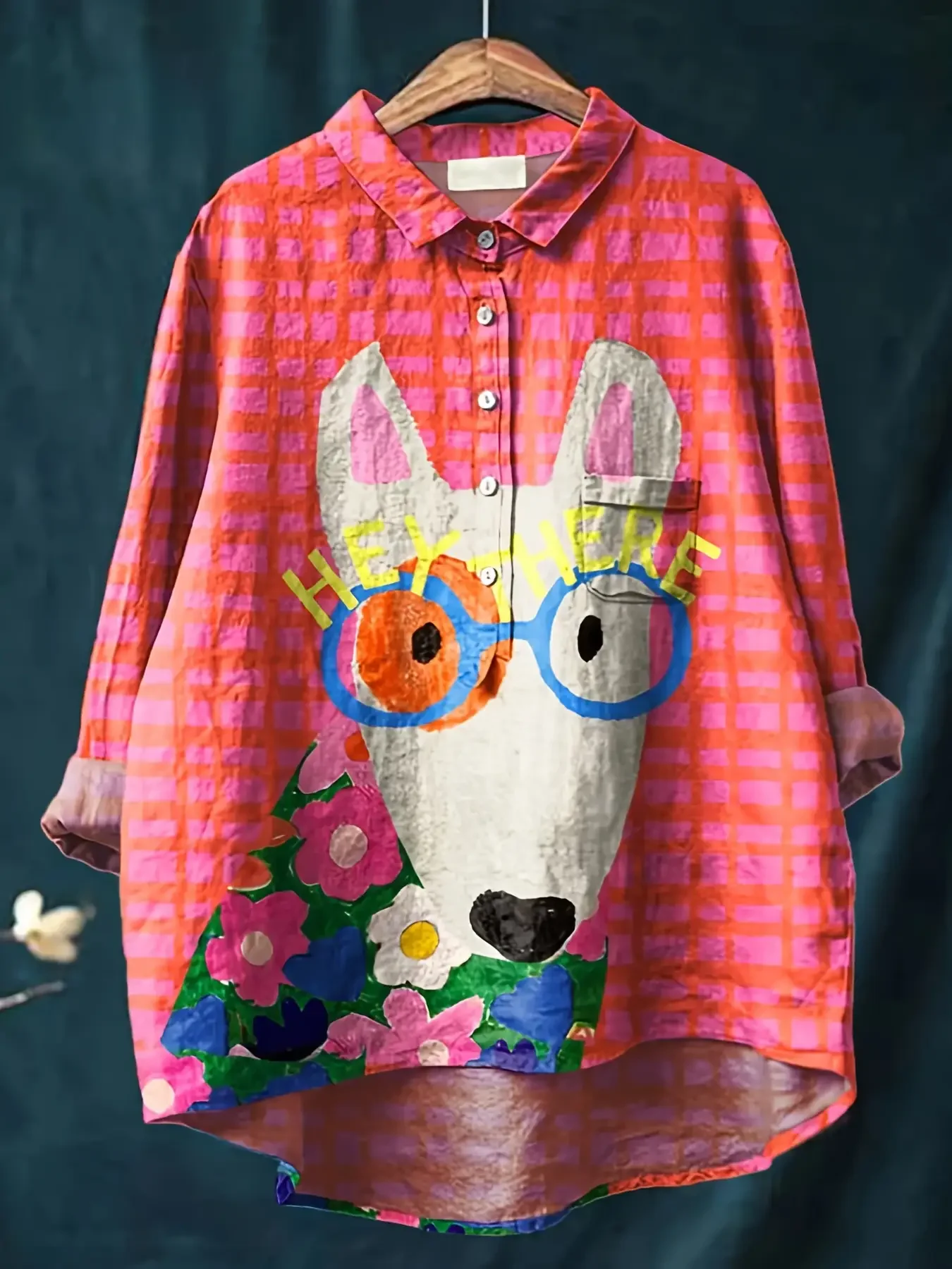 2026 women's new printed collar shirt - Sunflower top welcome deals