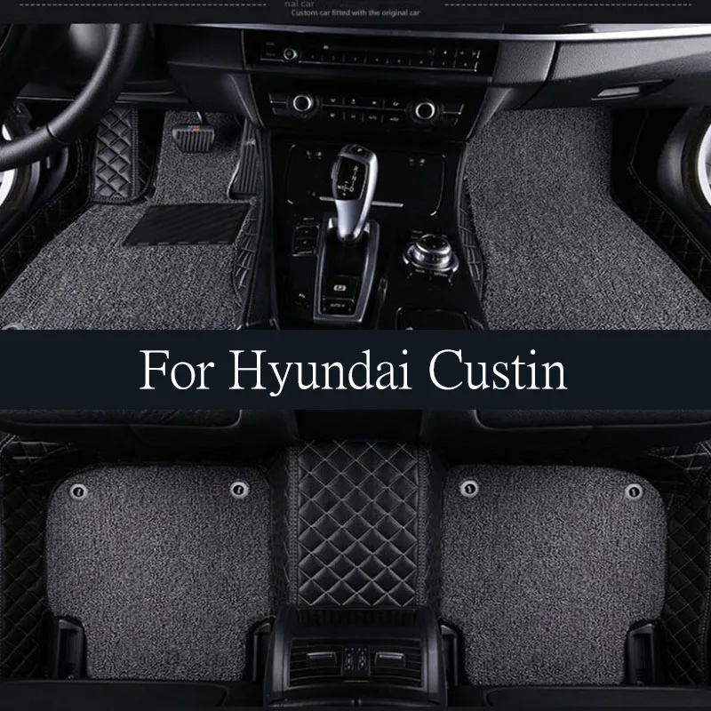 

Floor Mat for Hyundai Custin Custo KU 2021~2024 Foot Parts TPE Interior Liner Waterproof Carpet Pad Custom Cover Rug trunk mat