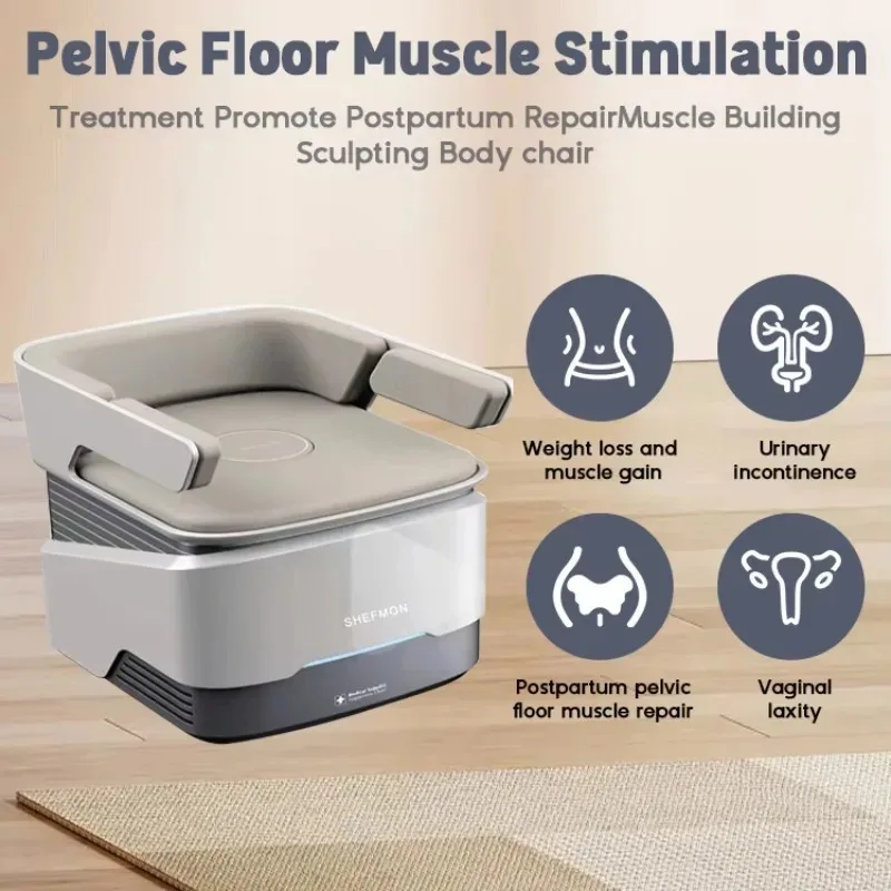 

2025 Non-Invasive EMS Pelvic Floor Muscle Rehabilitation Device Pelvic Floor Muscle Stimulation Chair Kegel Postnatal Recovery E