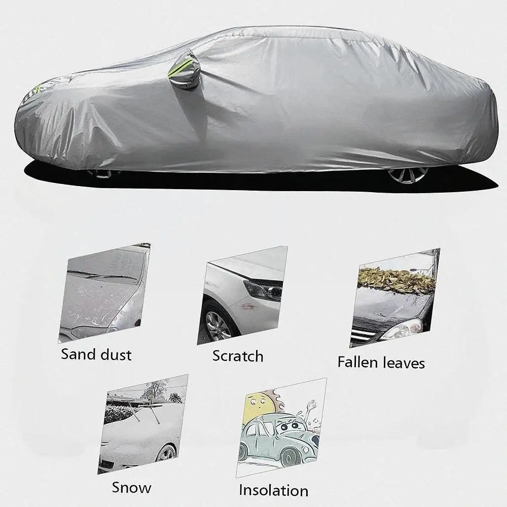 للحماية الخارجية ومقاومة للماء كاملة لبيجو 3008 2017 2022 ظلة الثلج والغبار ملحقات خارجية أغطية السيارات