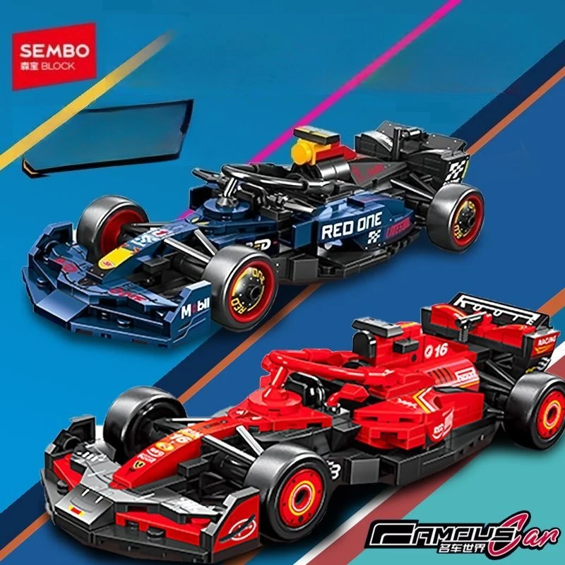

SEMBOTechnical Speed Champion F1, супер гоночный автомобиль, строительные блоки, наборы, модель гоночного автомобиля, кирпичи, детские игрушки для мальчиков, подарок
