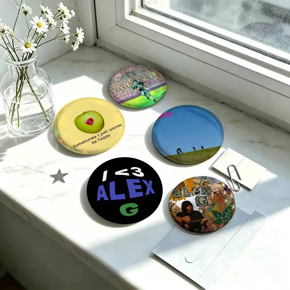 Alex G Album Insignia Brooches  Button Pins Cute Manhwa Coin Brooch DIY Backpack Clothing Decor Badge Jewelry Accessories Gifts