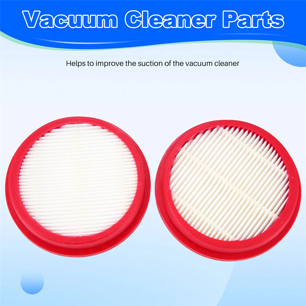 AT412Pcs Washable HEPA Filter Cleaning Tool Kit, Suitable for Puppy T10 Puppyoo T10 Pro Wireless Vacuum Cleaner