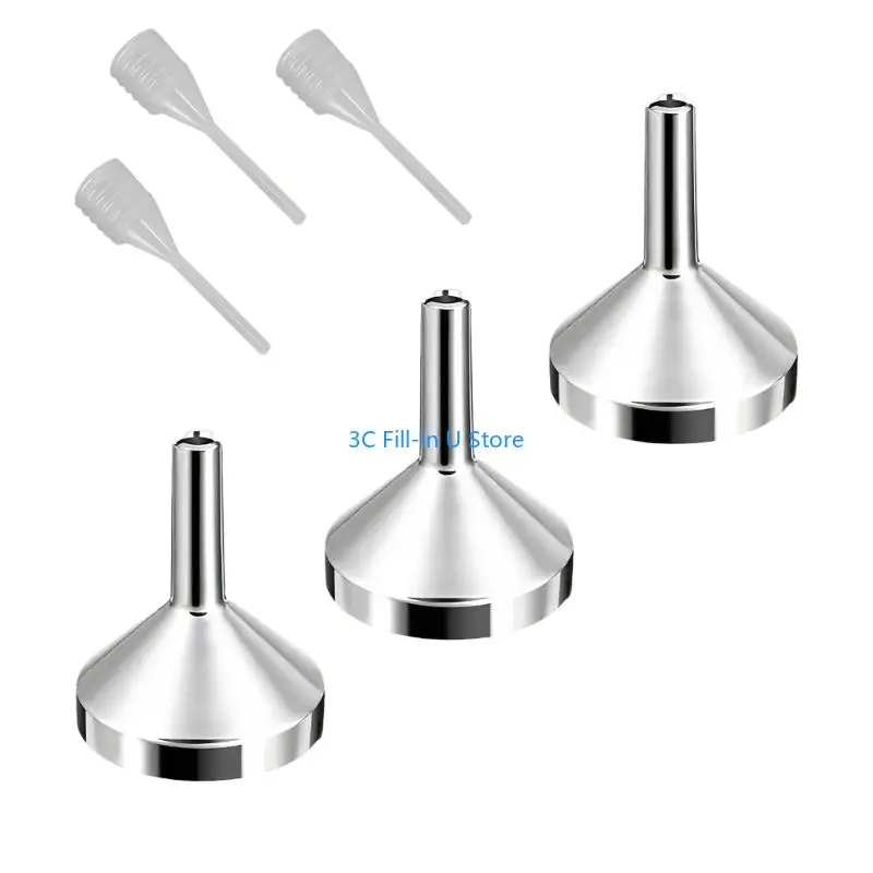 G8TA 3 PCS Funil Metal Funil Funil Small Funil para pó