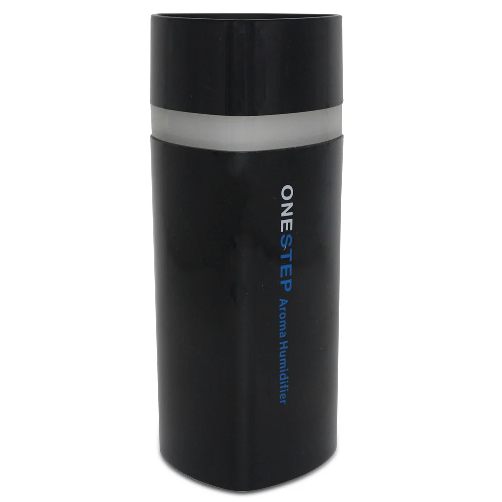

Triangle Mini USB Humidifier 300ml Black Color Diffuser With Quiet Operation Auto Shut-Off Timer & LED Light for Home/Office