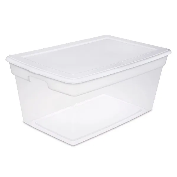 

Sterilite 90 Qt. Storage Box Plastic, White