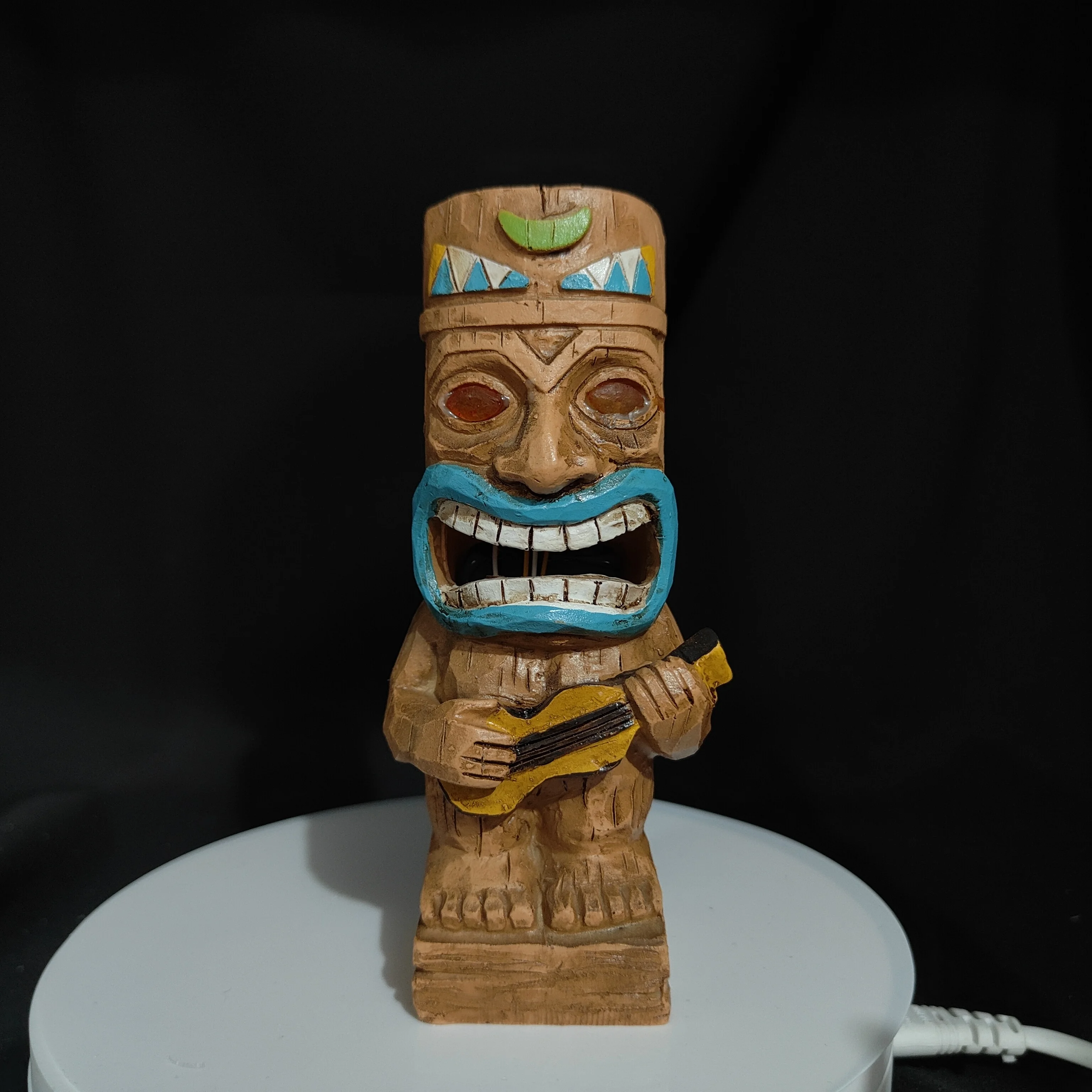 Maya Series Decorations, Tiki Hawaii Maya Tribe Totem Garden Lawn Lights, Solar Lighting, Garden Solar Decorations,