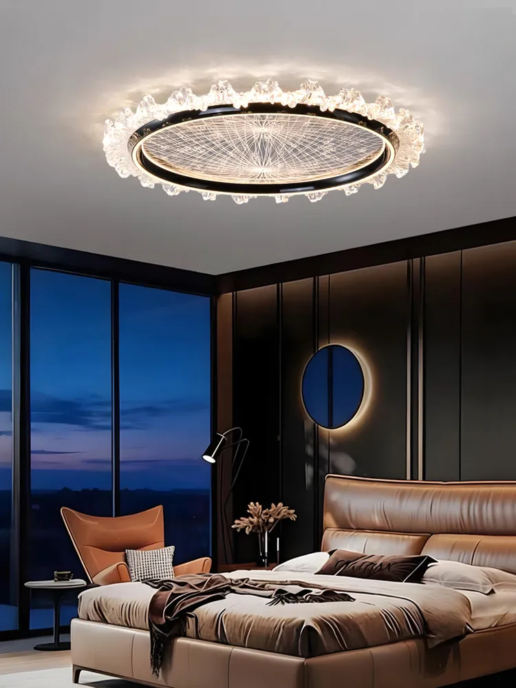Nordic Home Decor Ceiling Light Starry Sky Living room Bedroom Decor LED Ceiling Lamp Modern luxury Circular Eye Protection Lamp