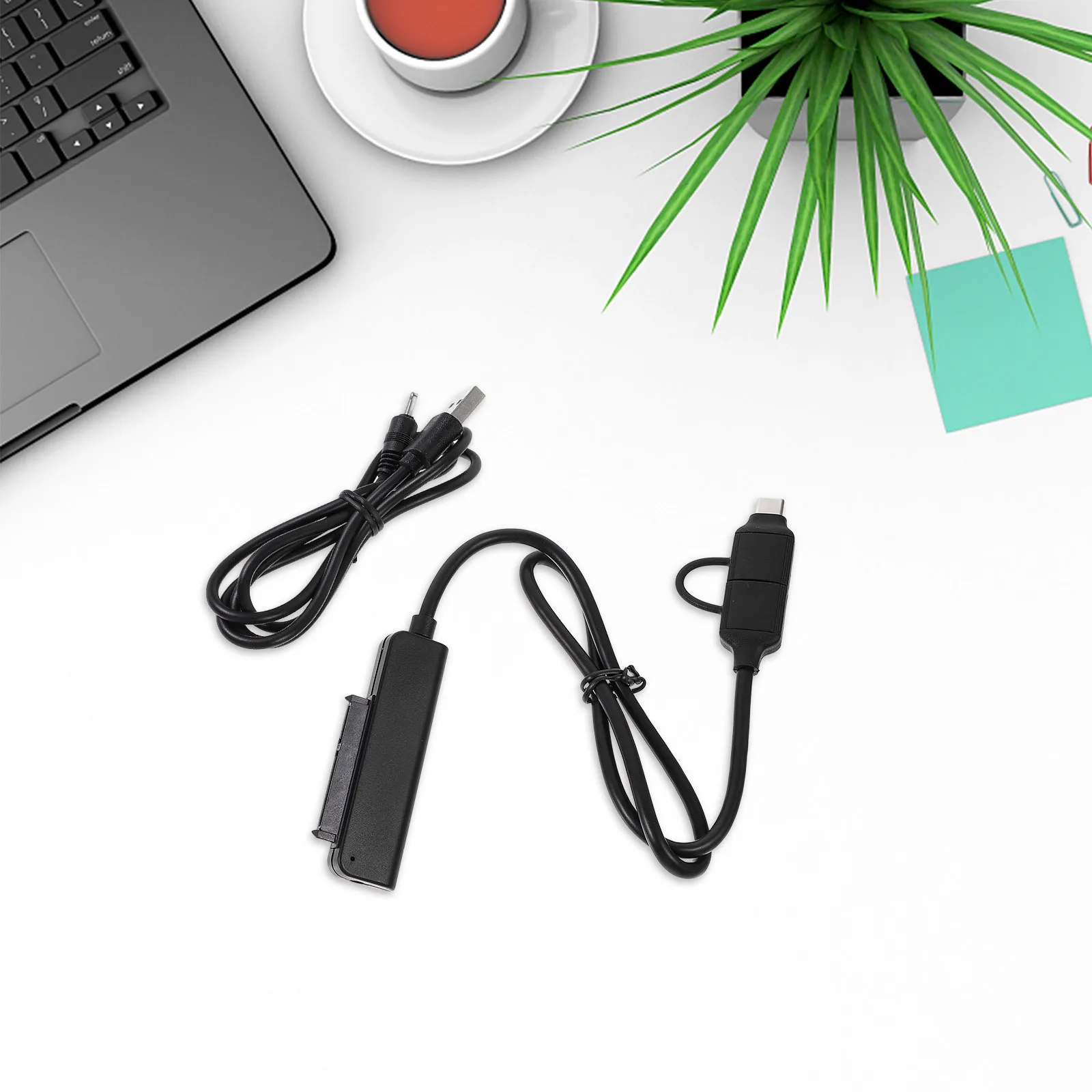 

USB C to Adapter Cable 2.5 Inch Hard Disk Drive Converter High Speed USB 3.0 Plug and Play Hard Disk Data Line