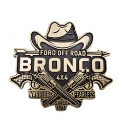 For Ford Bronco special commemorative badge three-dimensional car label side label car sticker accessories modification