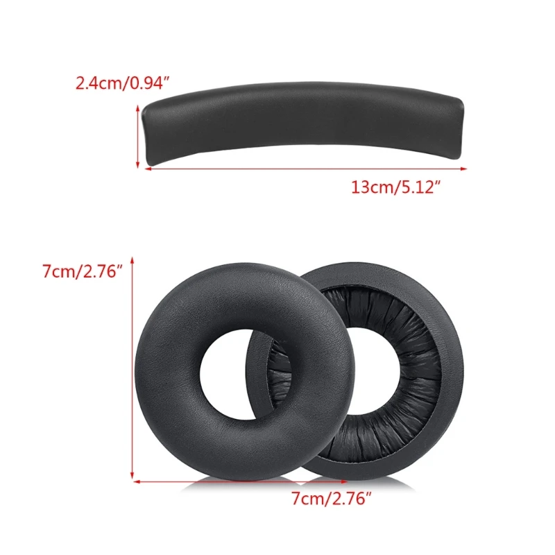 Substituição Memory Foam Ear Pads, Headphone, Earpads, Head Beam, Capa de Almofada, Earmuff, Fit para Sony WH-CH520