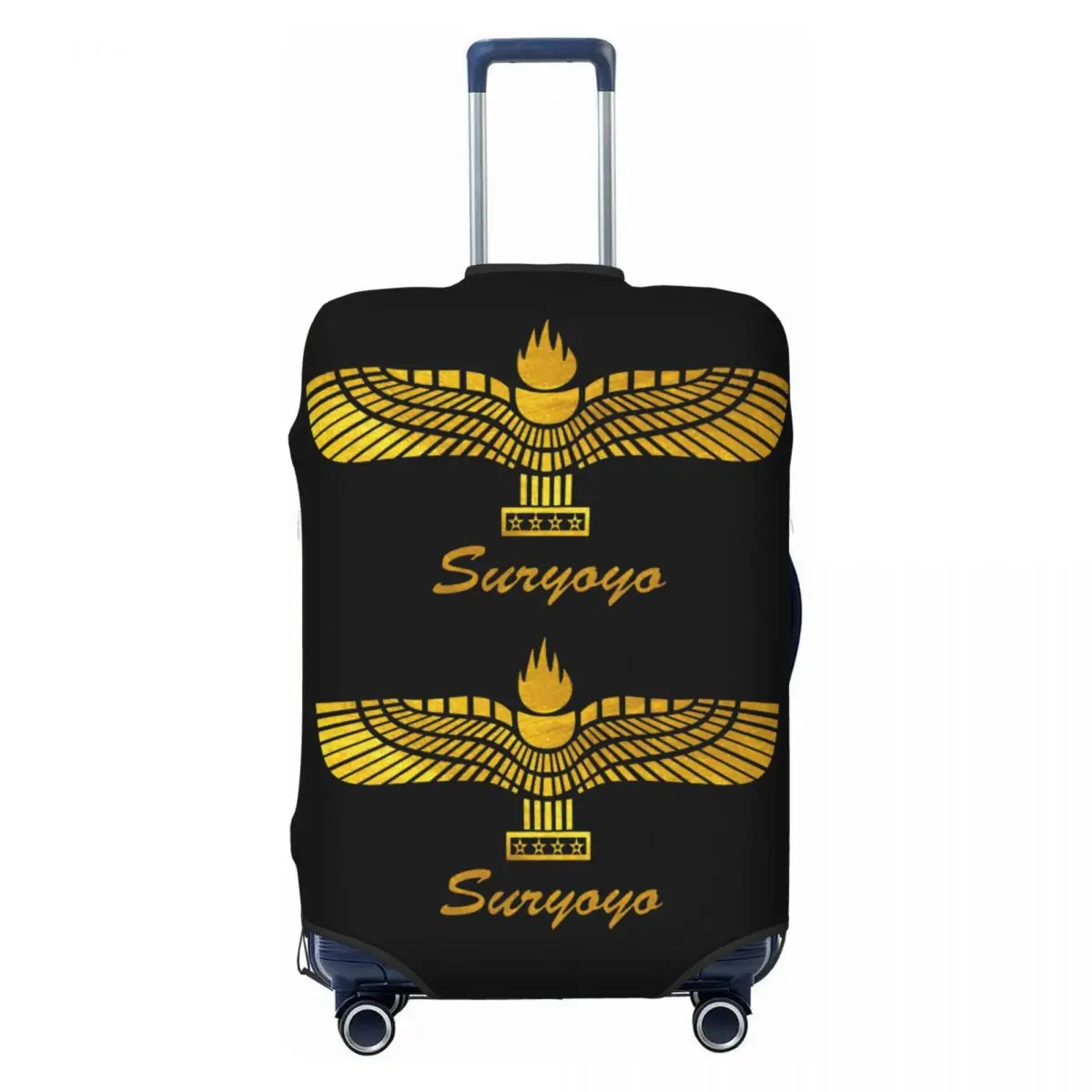 

Изготовленный на заказ арамейский флаг Suryoyo, дорожный чехол для багажа, моющийся чехол для чемодана Assyria, подходит для 18-32 дюймов