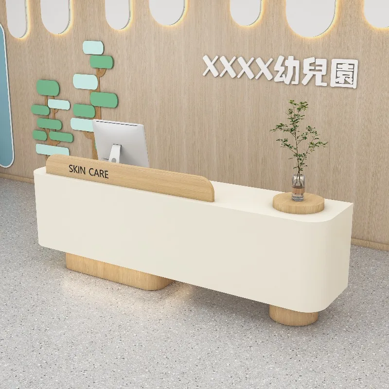 

Organizer Large Reception Desks Beauty Counter Office Salon Reception Desks Luxury Business Mostrador Recepcion Furniture