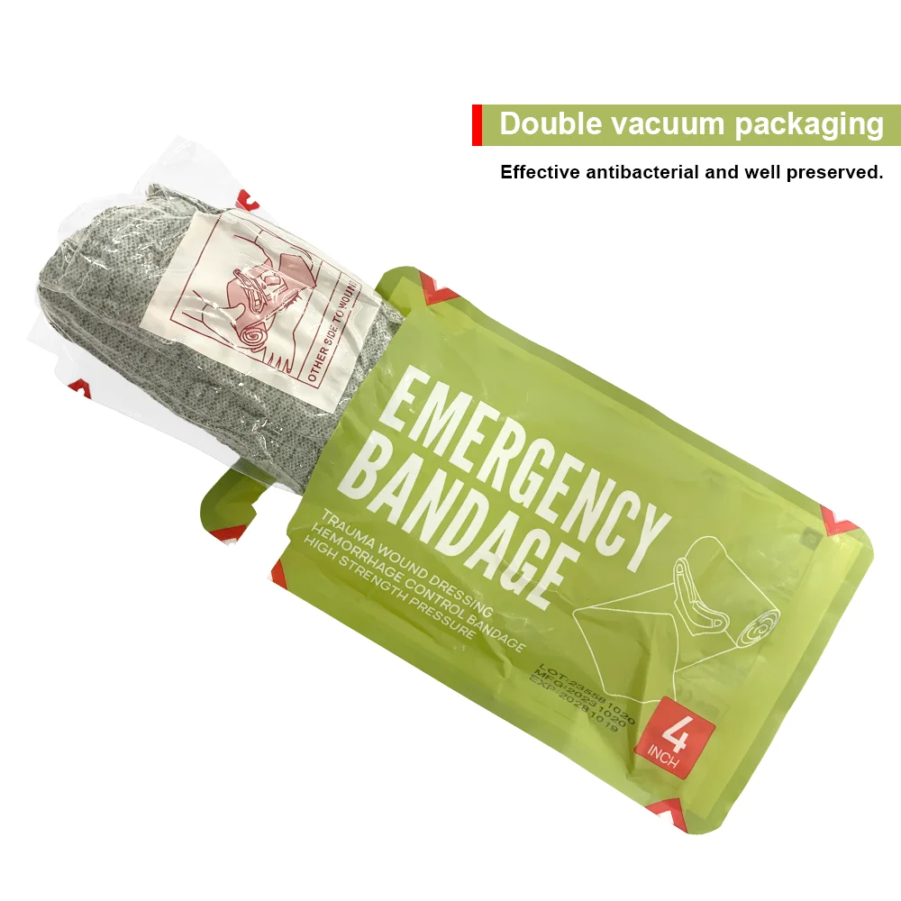 Medical Trauma Kit Israeli Bandage 4/6inch Emergency Security Protection For Outdoor Camping Hiking Wound First Aid