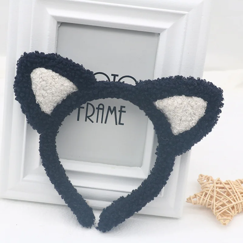 1 Pieces Plush Furry Cat Ears Headbands Cosplay Costume Party Hair Wear for Women Girls Kids Christmas